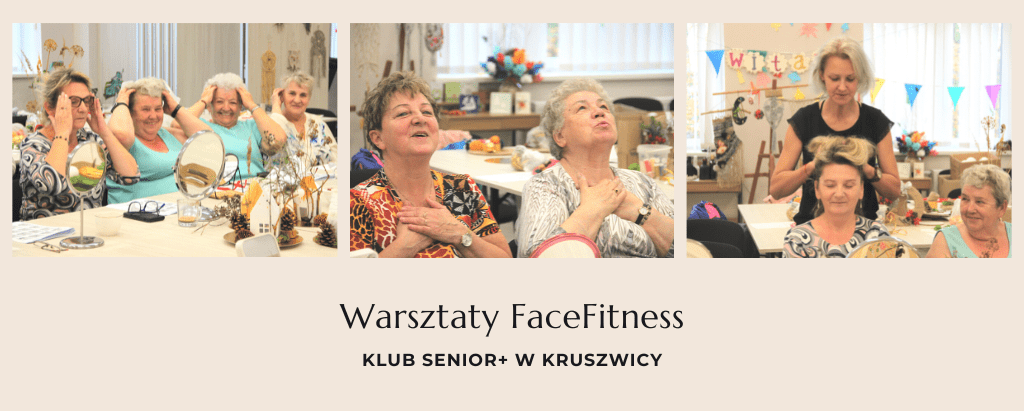 Warsztaty faceFitness dla Klubu Senior+ w Kruszwicy